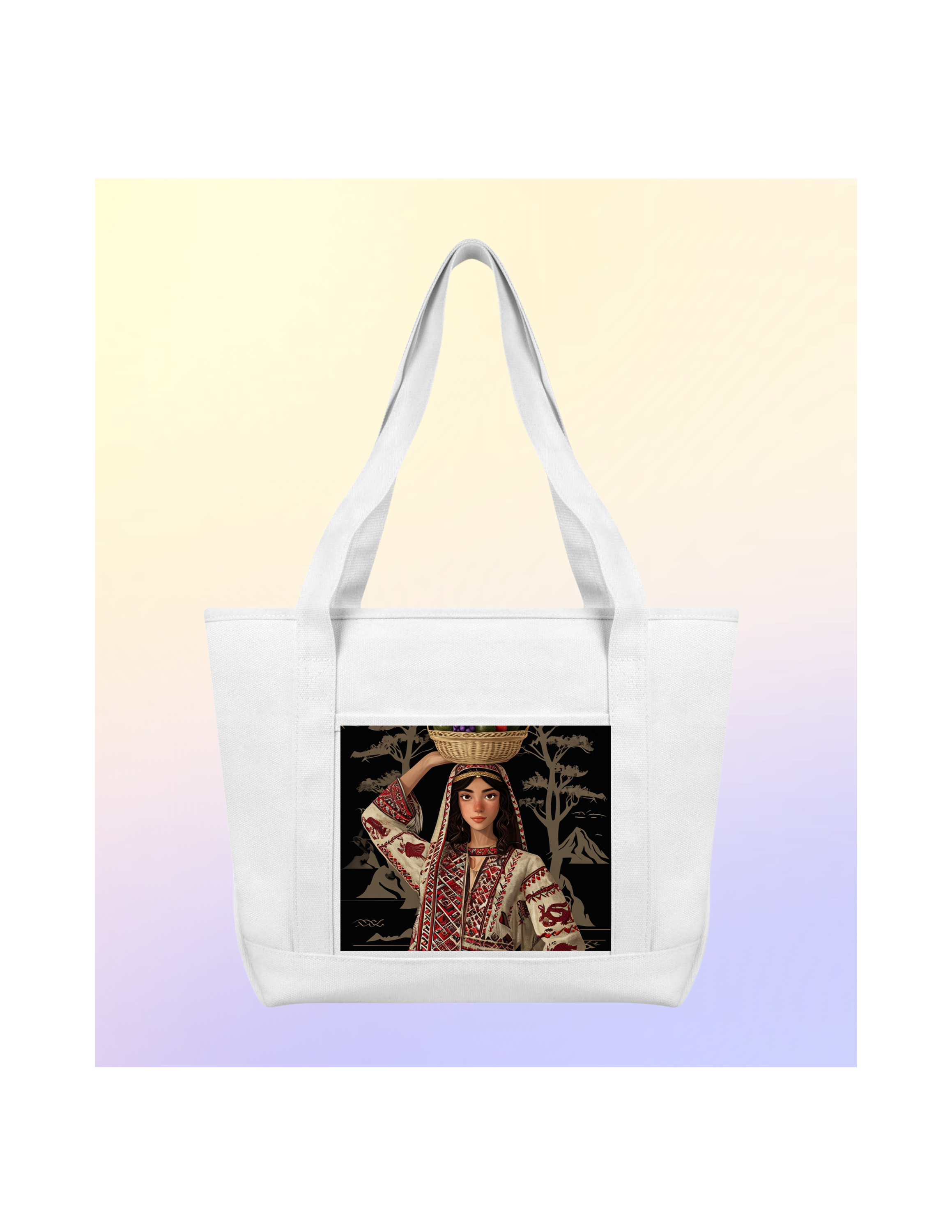 FALAHA FRAMED TOTE BAG